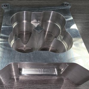2" Tapered Carb Spacer 4150 Flange w/ 1.75" Throttle Blades