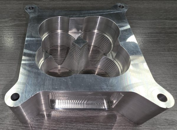 2" Tapered Carb Spacer 4150 Flange w/ 1.75" Throttle Blades