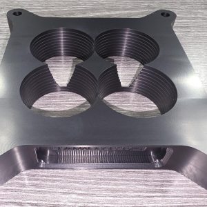 1" Tapered Carb Spacer 4150 Flange w/ 1.75" Throttle Blades