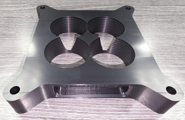 1" Tapered Carb Spacer 4150 Flange w/ 1.75" Throttle Blades