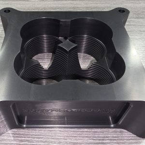 2" Tapered Carb Spacer 4150 Flange w/ 1.75" Throttle Blades