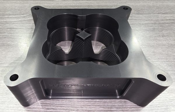 2" Tapered Carb Spacer 4150 Flange w/ 1.75" Throttle Blades