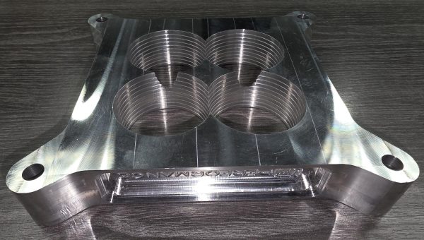 1" Tapered Carb Spacer 4150 Flange w/ 1.75" Throttle Blades
