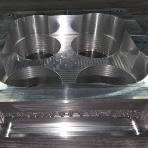 2" Tapered Carb Spacer 4500 flange w/ 2.00" Throttle Blades